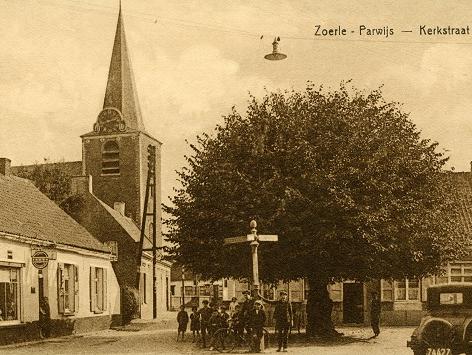 Postkaart Zoerle-Parwijs kerk